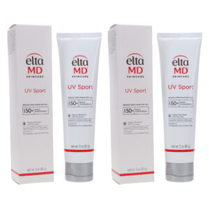 EltaMD UV Sport Broad Spectrum SPF 50+ Body Sunscreen 3 oz 2 Pack