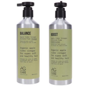 AG Care Balance Apple Cider Vinegar Sulfate-Free Shampoo  & Boost Apple Cider Vinegar Conditioner  Combo Pack